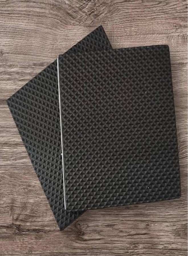 Clickswift® 2Pcs Square Anti-Slip Pads for Furniture Self-Adhesive Rubber Furniture Pad for Sofa-Bed, Chair Leg Floor Protector Noise Insulation Floor Home Assessors 8.5 Cm (Black) - Image 3